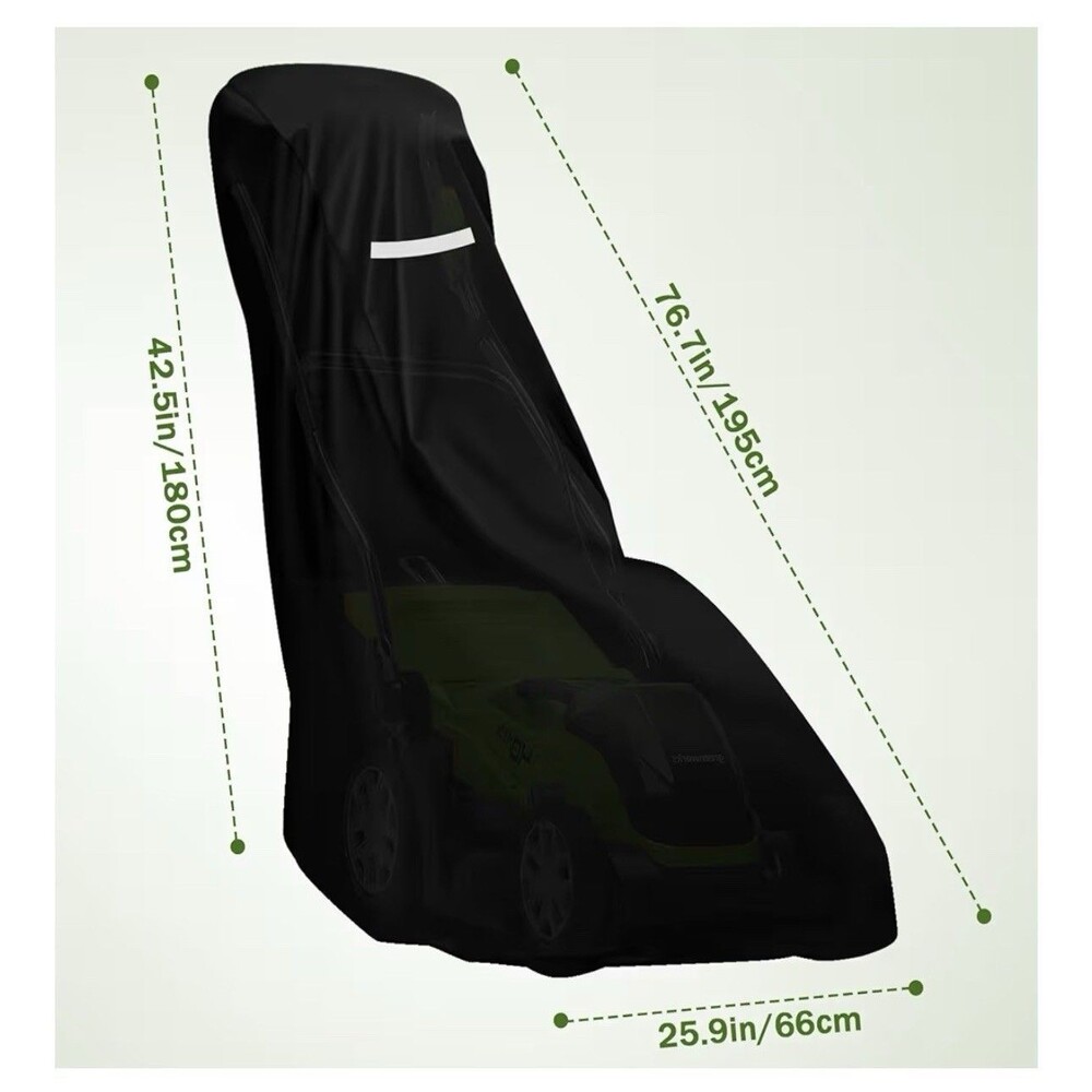 Lawn Mower Cover Outdoor Waterproof UV Protector Heavy Duty Universal Fit - Picture 2 of 12